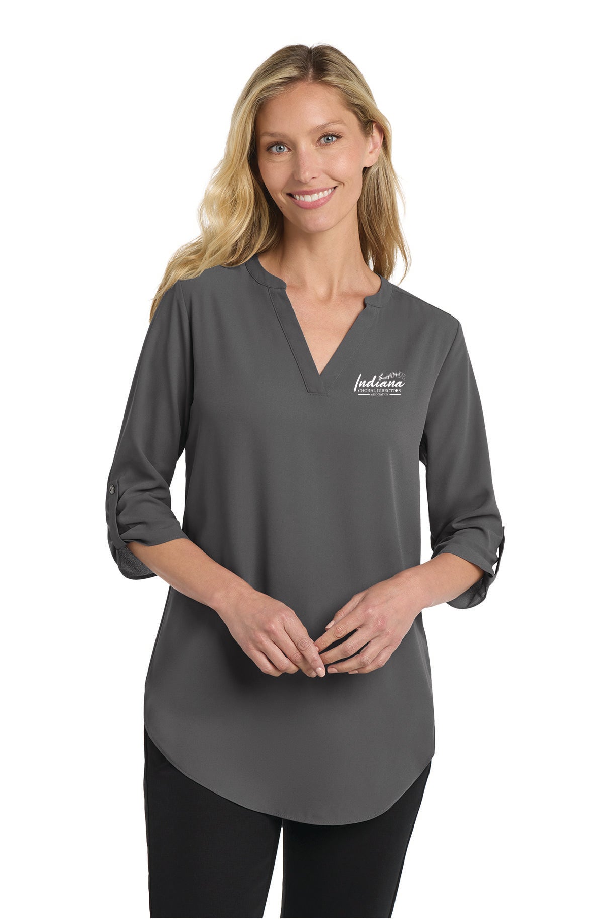 ICDA - Women's 3/4-Sleeve Tunic Blouse