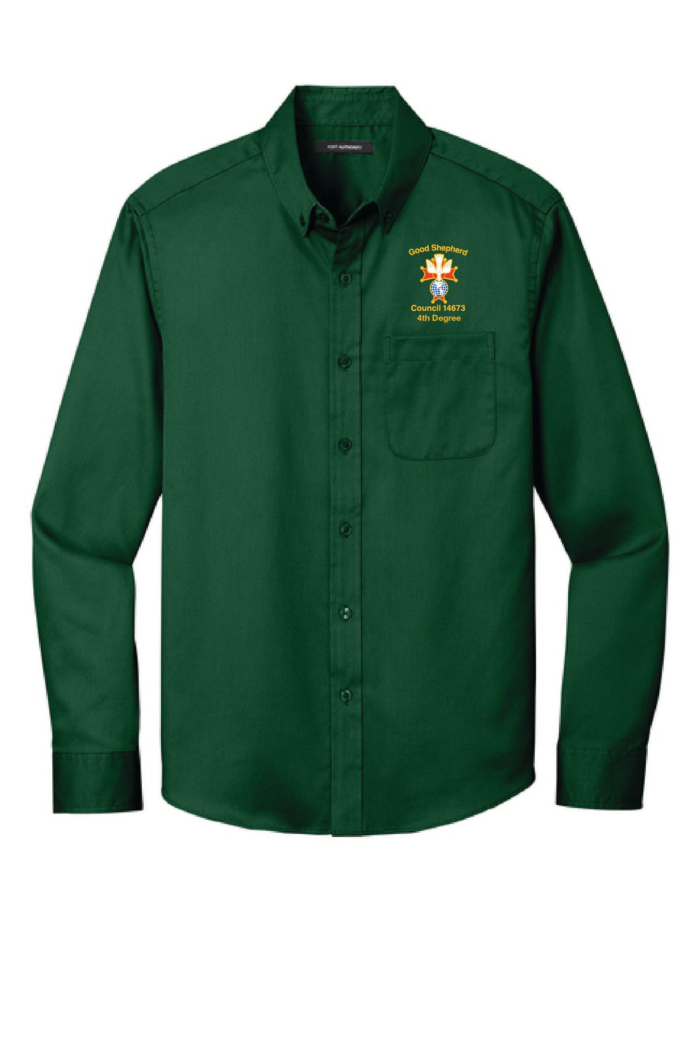GS K of C Long Sleeve Dress Shirt