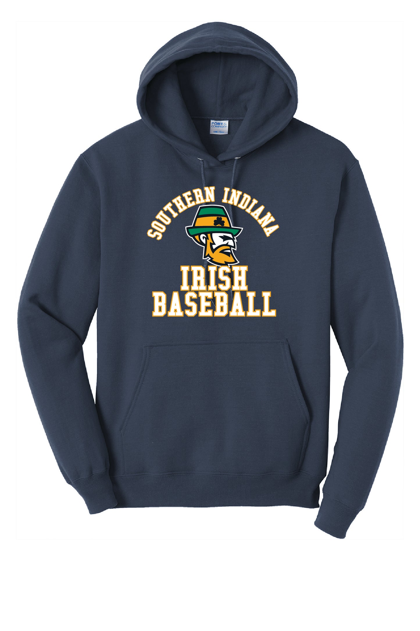 SI - PERSONALIZED - "MASCOT" - Hooded Sweatshirt (Kelly or Navy)