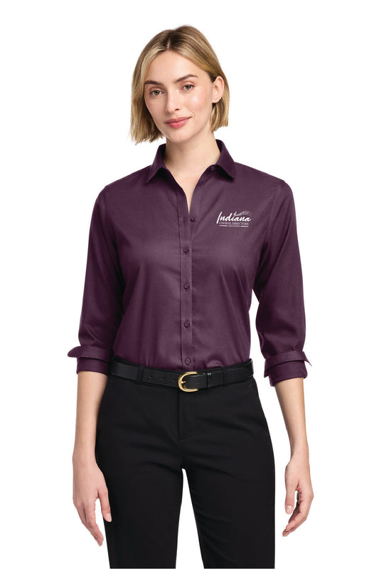 ICDA - Brooks Brothers® Wrinkle-Free Stretch Nailhead Shirt (LADIES)