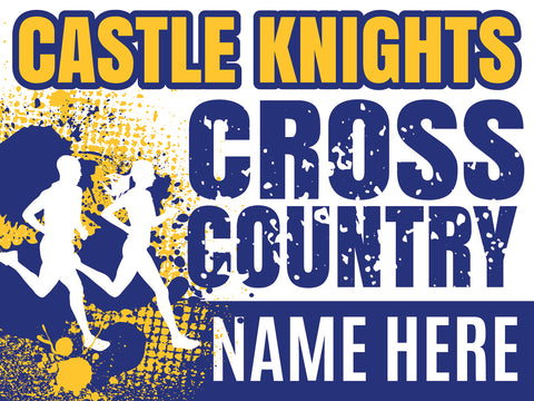 Castle Cross Country Yard Sign