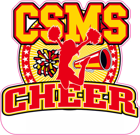 CSMS Cheer Sticker