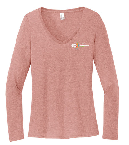 Women’s Tri-Blend Long Sleeve V-Neck Tee