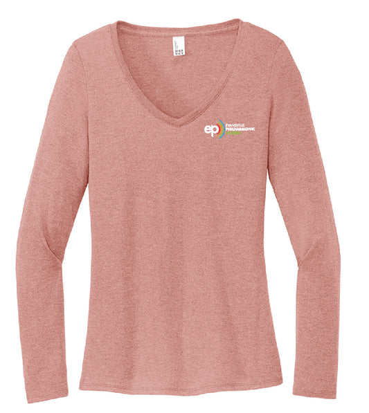 Women’s Tri-Blend Long Sleeve V-Neck Tee