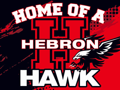 Hebron Hawks Yard Sign