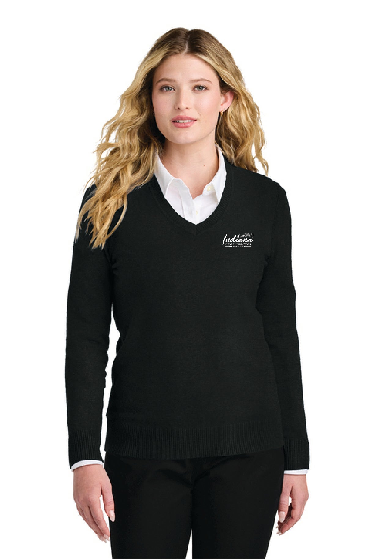 ICDA - Women's Easy Care V-Neck Sweater
