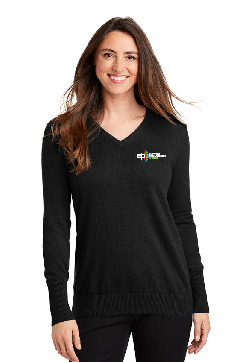 Ladies V-Neck Sweater