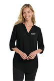 ICDA - Women's 3/4-Sleeve Tunic Blouse