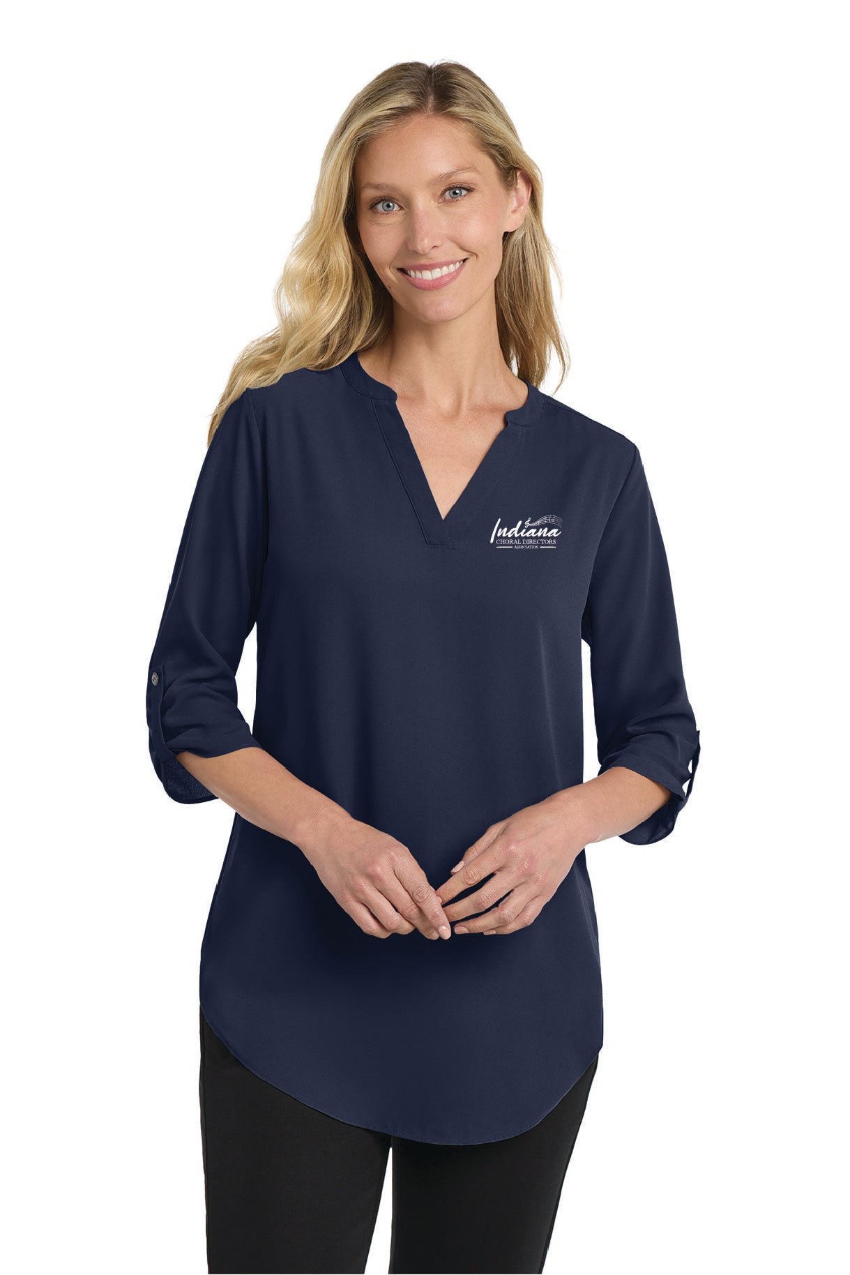 ICDA - Women's 3/4-Sleeve Tunic Blouse