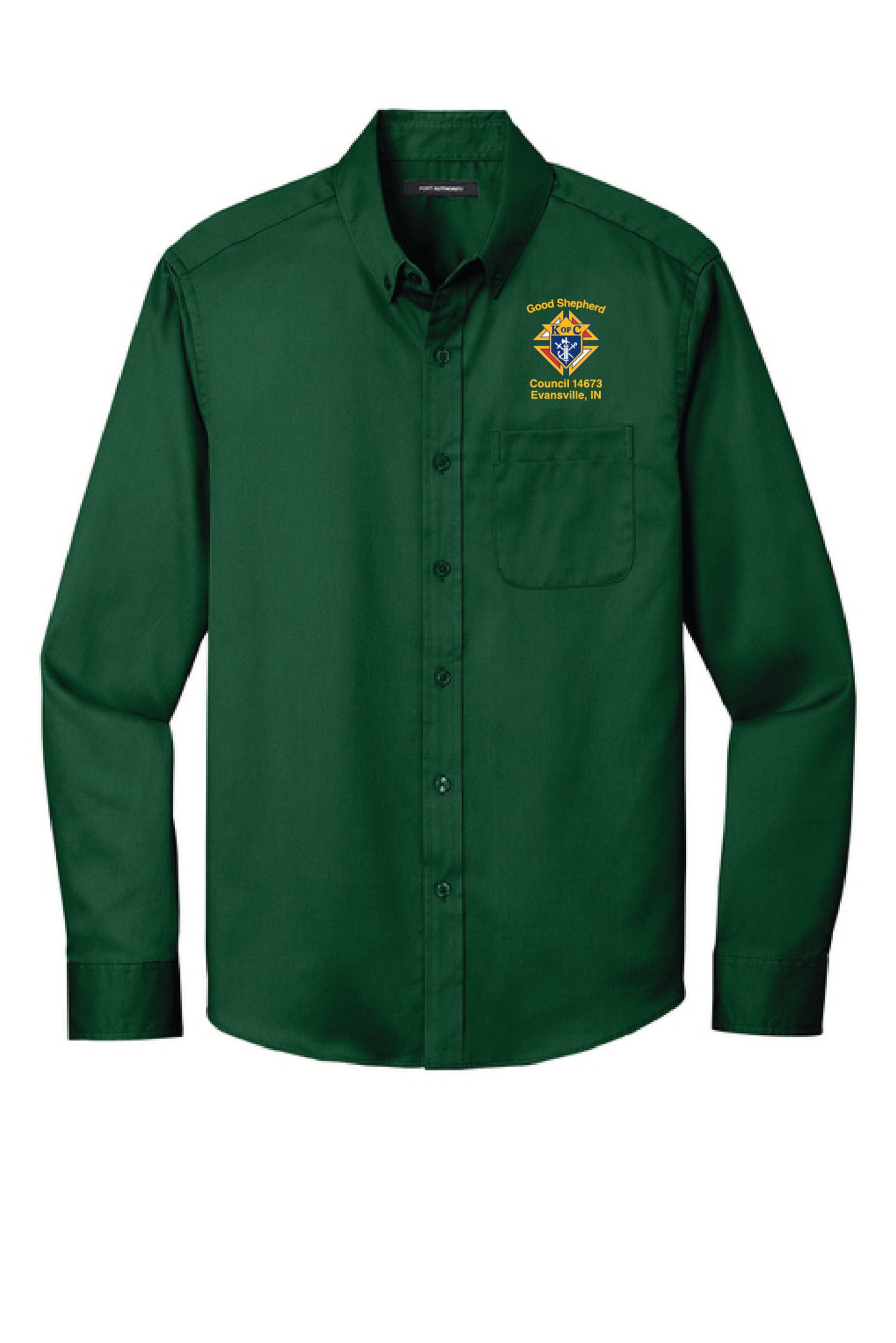 GS K of C Long Sleeve Dress Shirt