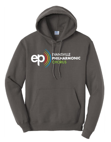 Hooded Sweatshirt with Full Front Logo