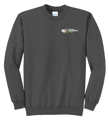 Crewneck Sweatshirt with Left Chest Logo