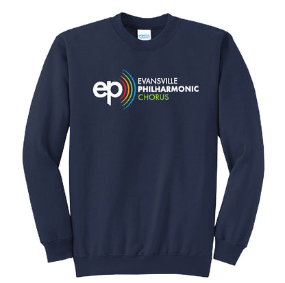 Crewneck Sweatshirt with Full Front Logo