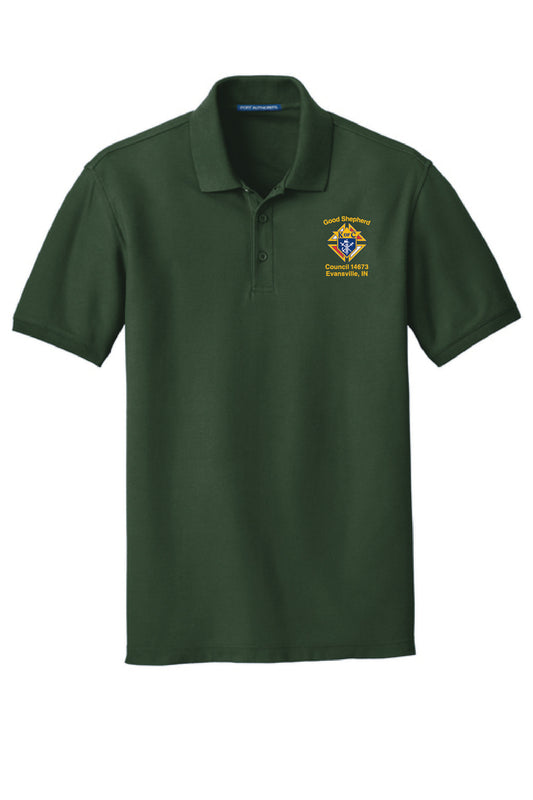 GS K of C Pique Knit Polo Shirt