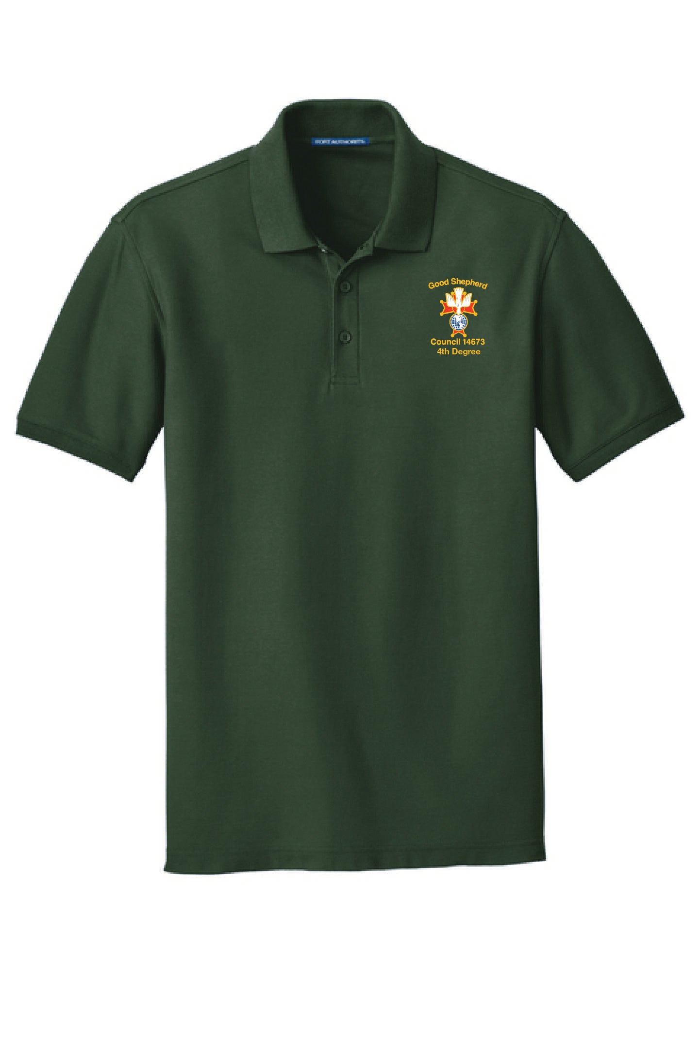 GS K of C Pique Knit Polo Shirt