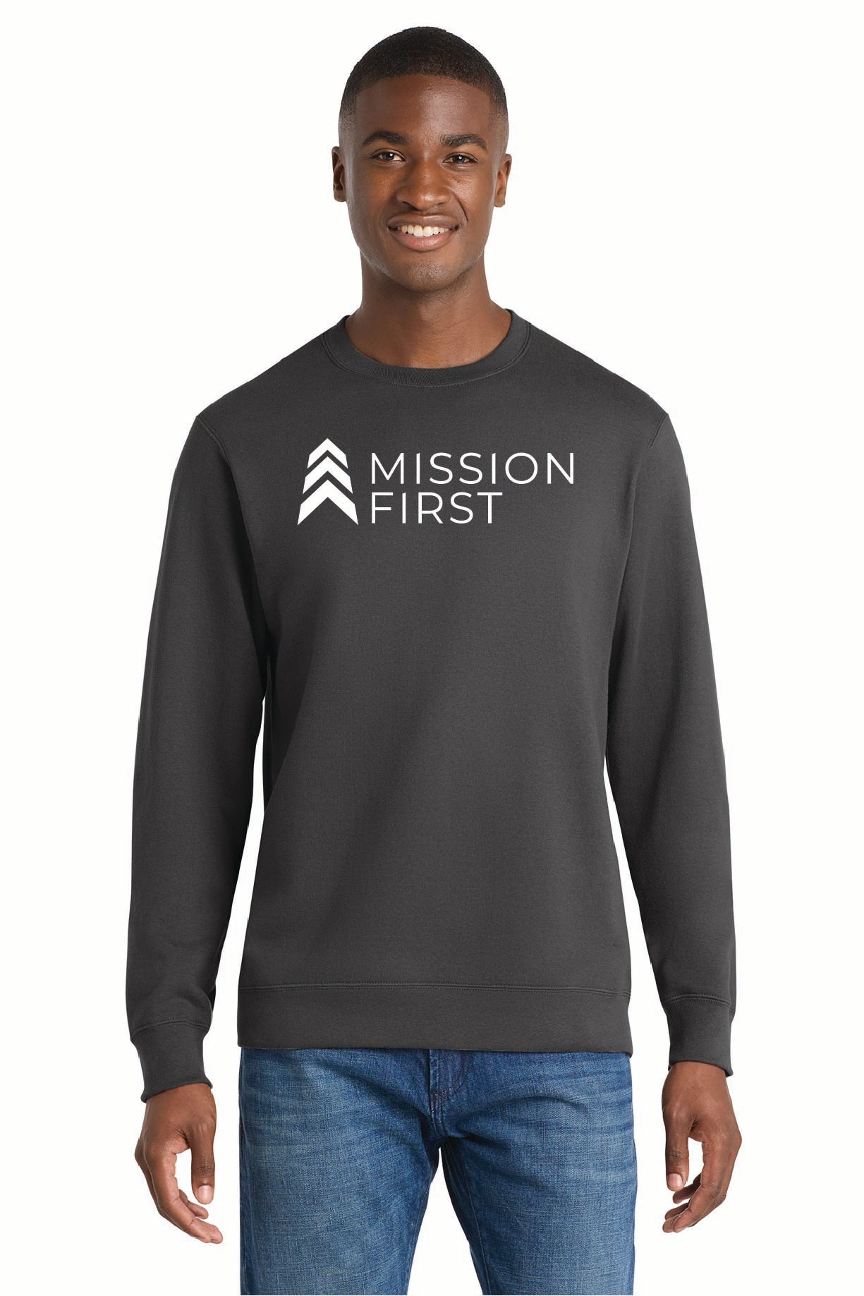 Mission First - Ring Spun Crewneck Sweatshirt