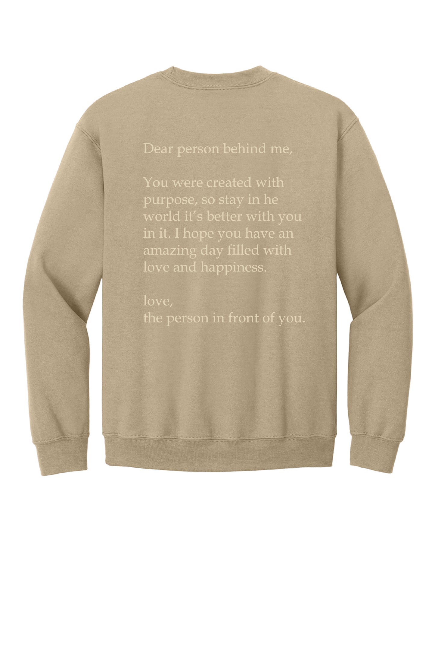 Stay; Tomorrow Needs You Crewneck Sweatshirt
