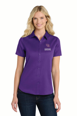 UE Symphony Button Down Shirt (LADIES - Short Sleeve)