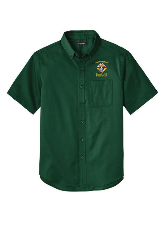 GS K of C Short Sleeve Dress Shirt