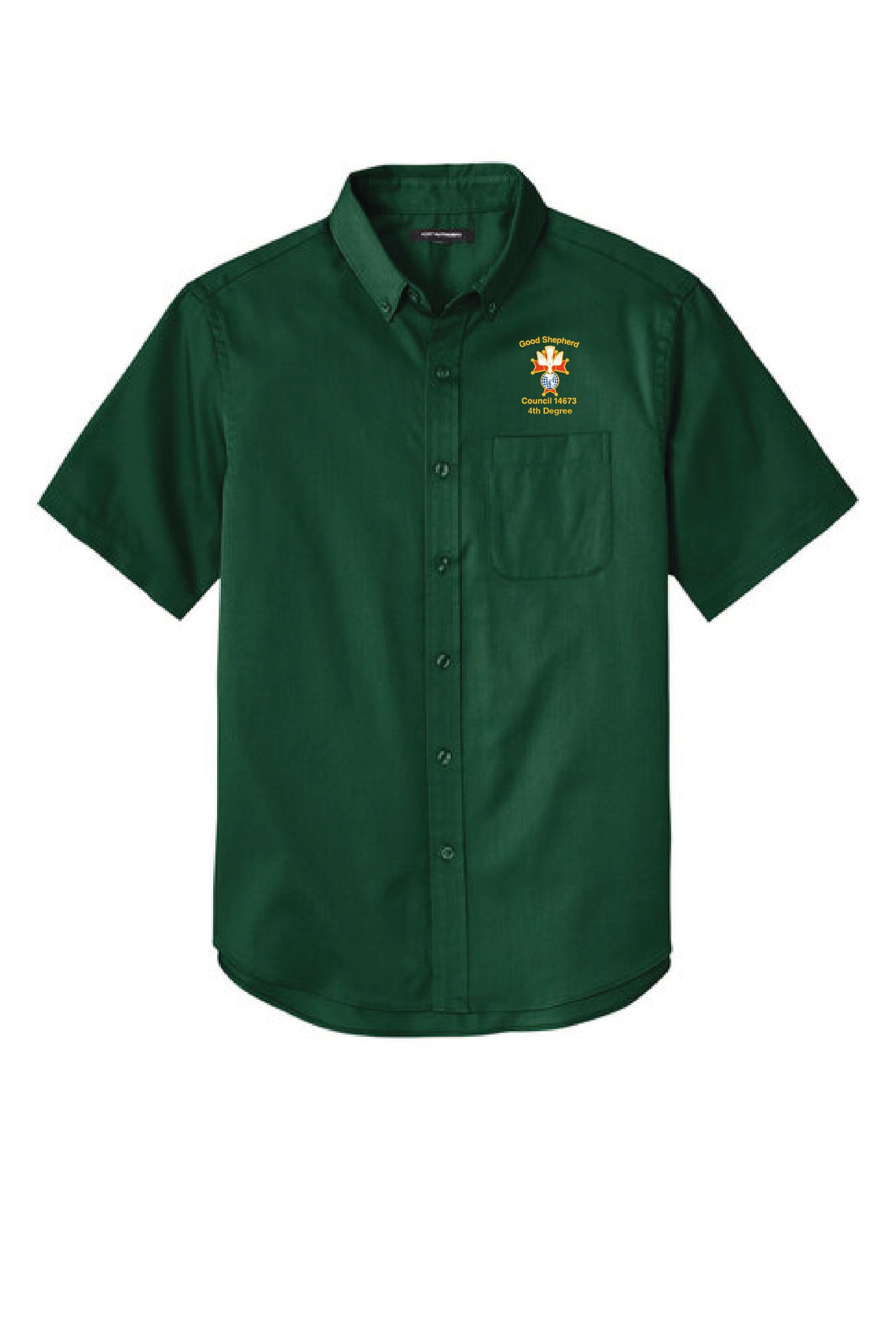 GS K of C Short Sleeve Dress Shirt