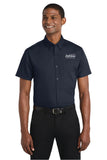 ICDA - Short Sleeve Carefree Poplin Shirt (Unisex)