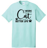 Work Hard-CAT Tee