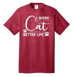 Work Hard-CAT Tee