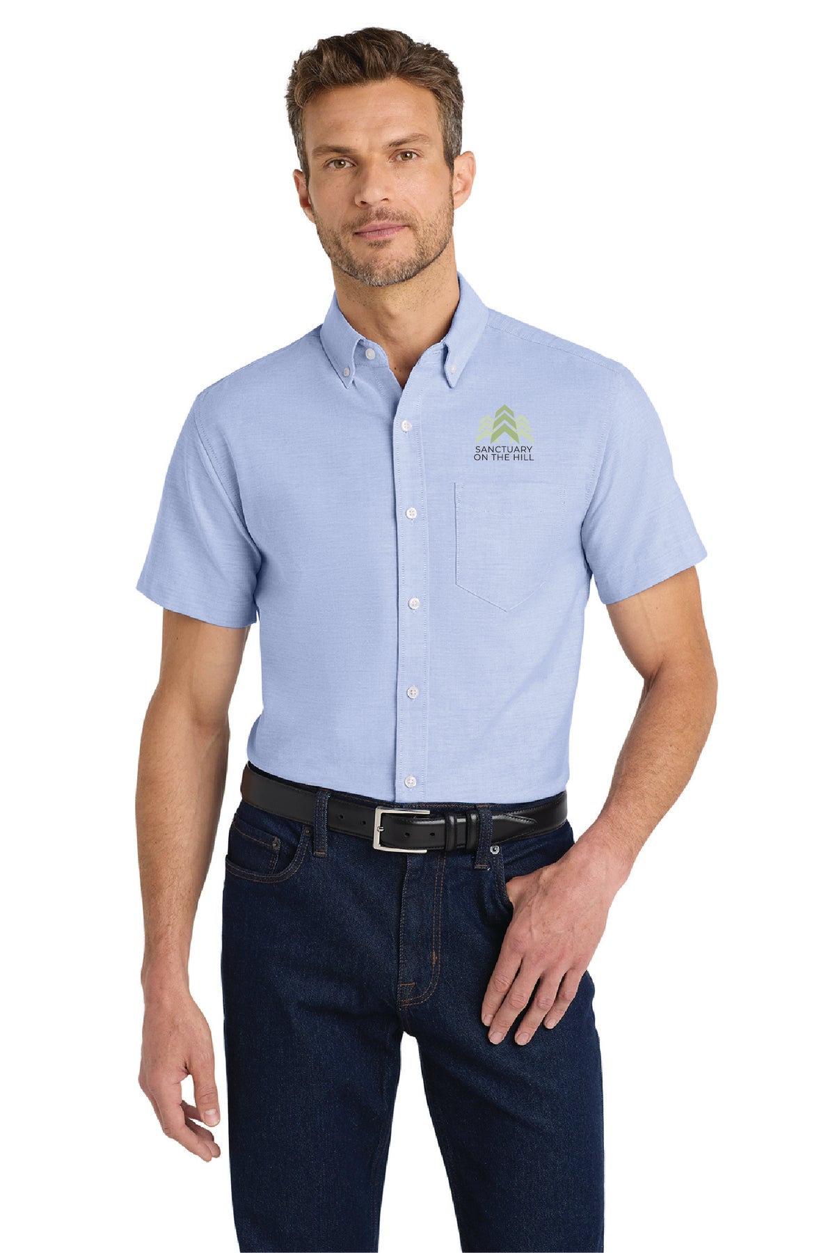 Sanctuary - Port Authority® Short Sleeve SuperPro™ Oxford Shirt