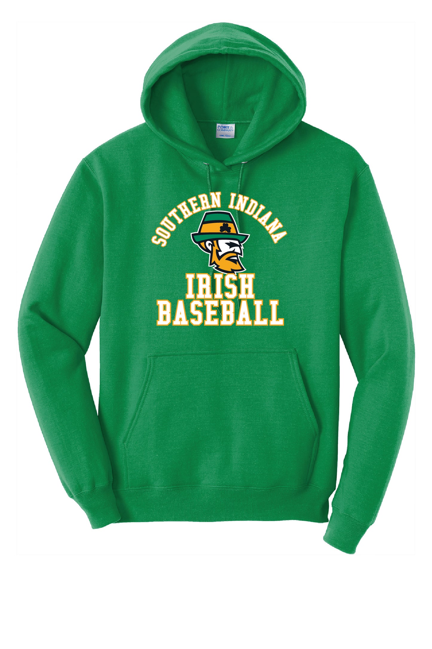 SI - PERSONALIZED - "MASCOT" - Hooded Sweatshirt (Kelly or Navy)