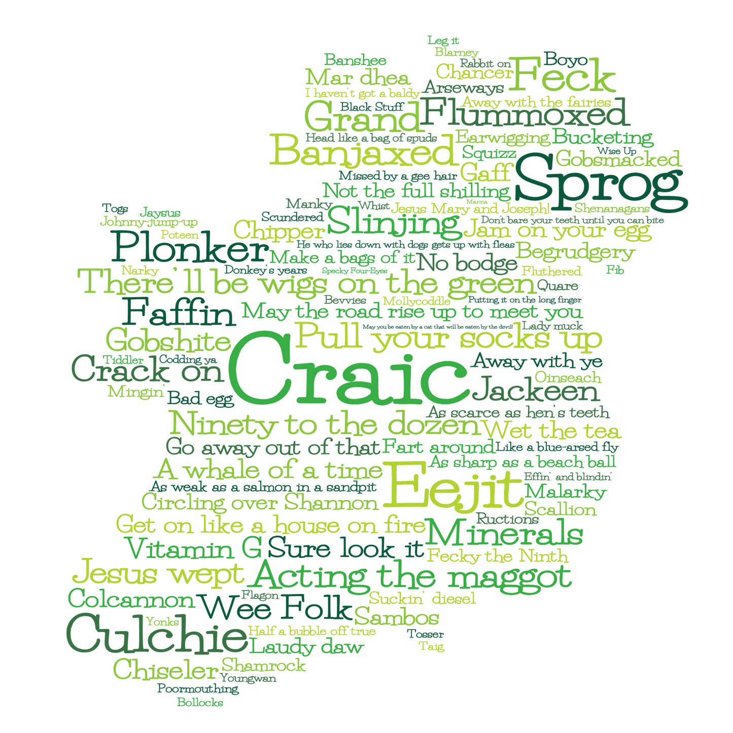 Irish Slang- St. Patrick's Day Tee