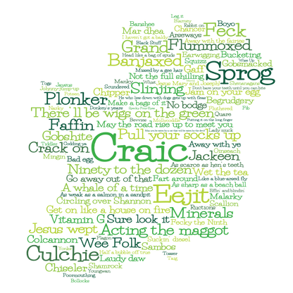 Irish Slang- St. Patrick's Day Tee