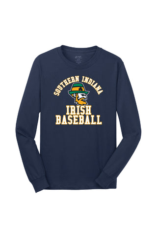 SI - PERSONALIZED - "MASCOT" - Long-Sleeve T-Shirt (Kelly or Navy)