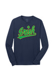 SI - PERSONALIZED - "IRISH" - Long-Sleeve T-Shirt (Kelly or Navy)