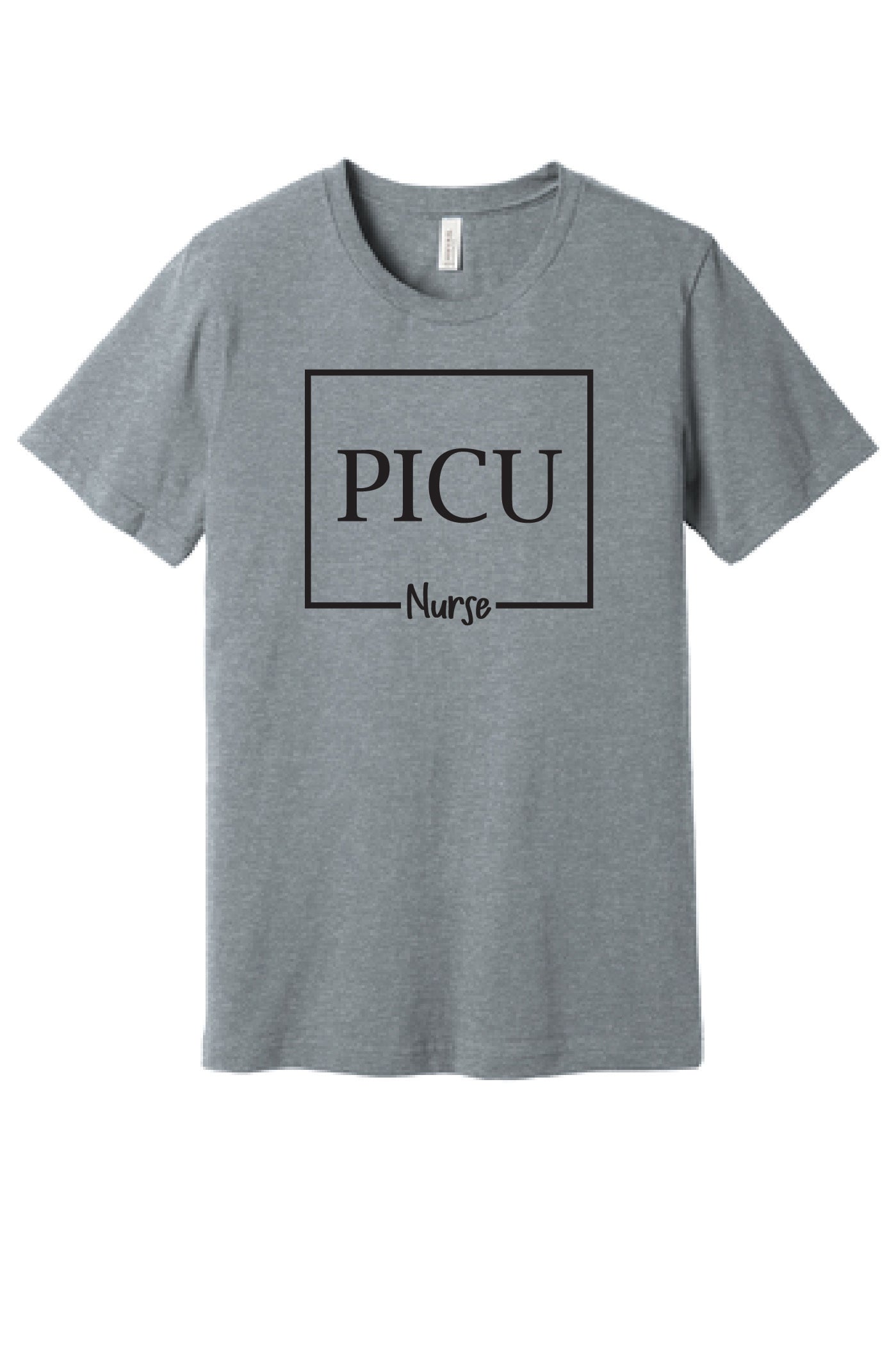 "PICU" Nurse Design T-Shirt