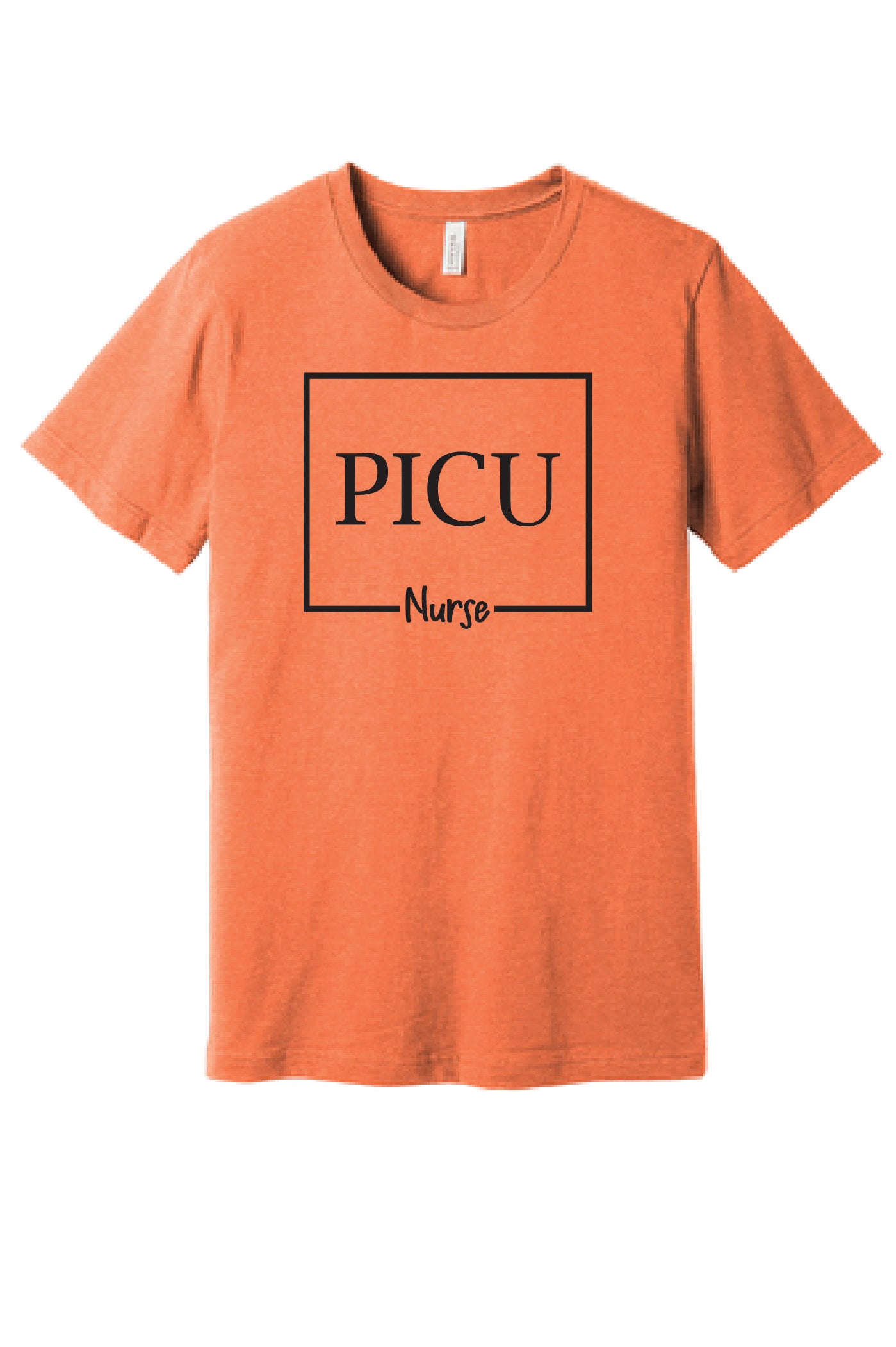 "PICU" Nurse Design T-Shirt