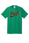 SI - PERSONALIZED - "IRISH" - SHORT-Sleeve T-Shirt (Kelly or Navy)