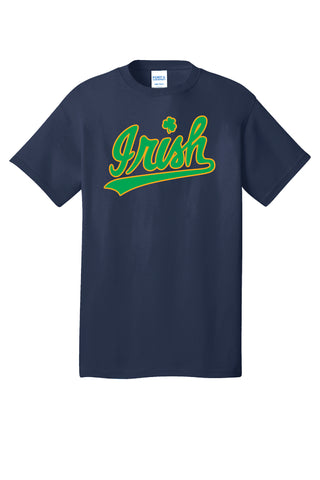 SI - PERSONALIZED - "IRISH" - SHORT-Sleeve T-Shirt (Kelly or Navy)