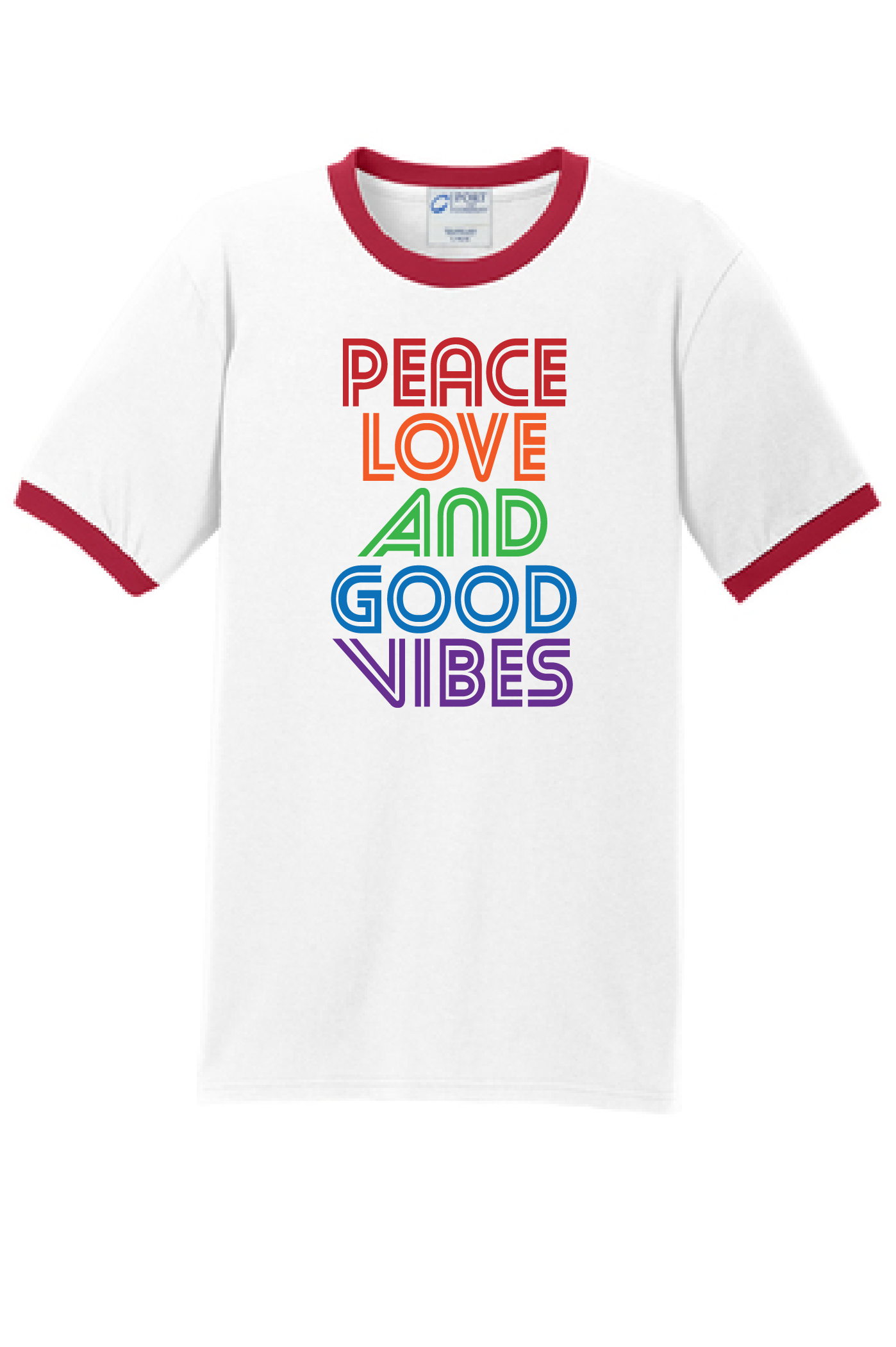 Good Vibes Ringer Tee